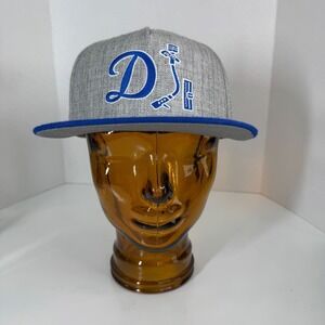 I Support DJs OTTO Snapback Gray with Blue